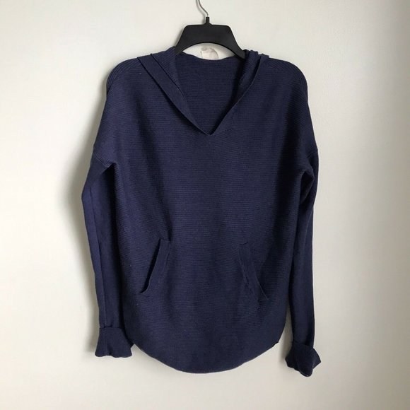Sioni Blue Hooded Sweater 